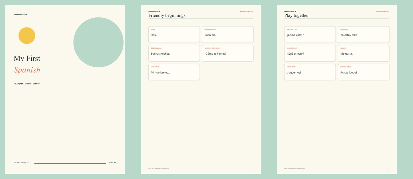 Spanish Everyday Conversations Activity Pack